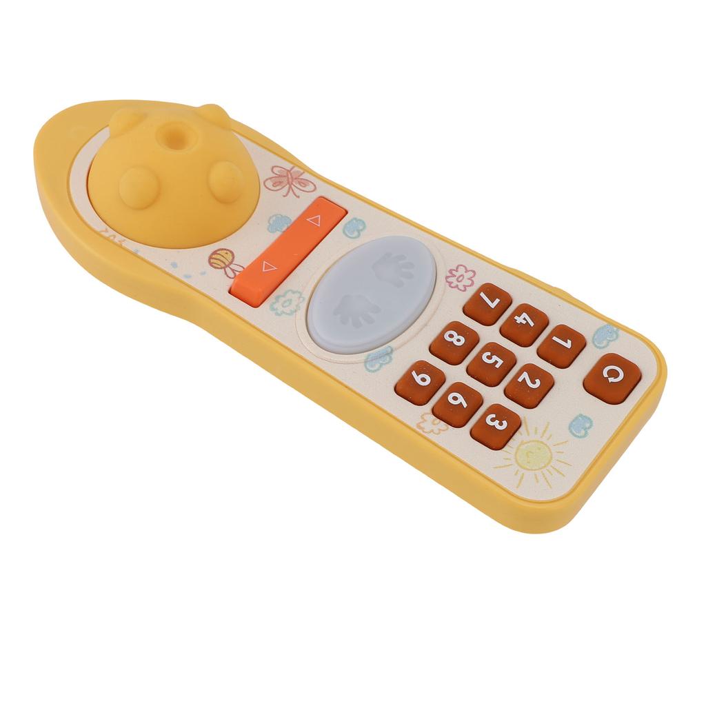 Baby TV Remote Control Realistic Play TV Remote Control Educational Music Light Early Learning Toy