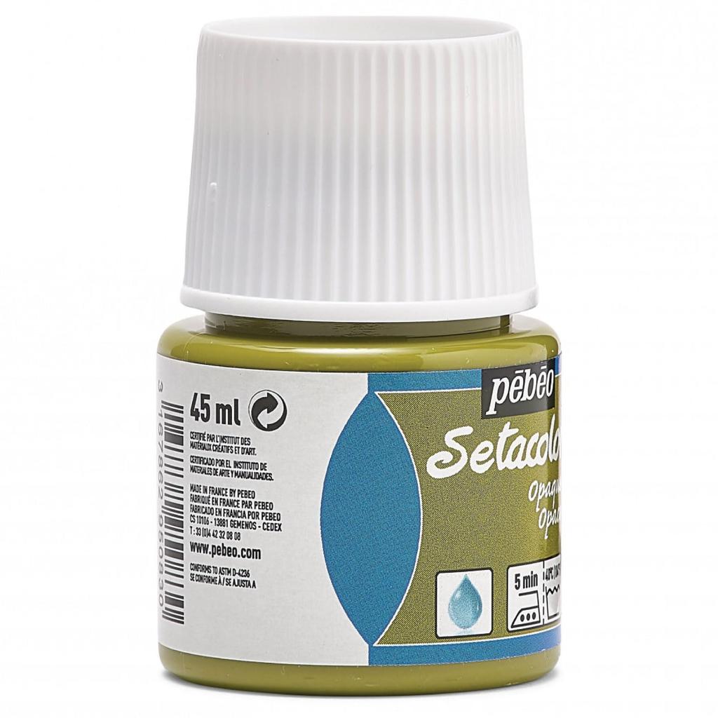 Pebeo Fabric Paint Can Be Painted On Dark Colored Fabrics Seta Color Opaque Color 45ml Olive 83