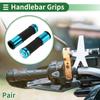 Motoforti Universal Motorcycle Hand Grips Cover Rubber Aluminum Alloy Handlebar Grips for Motorcycle Scooter Bicycle ATV 1 Pair