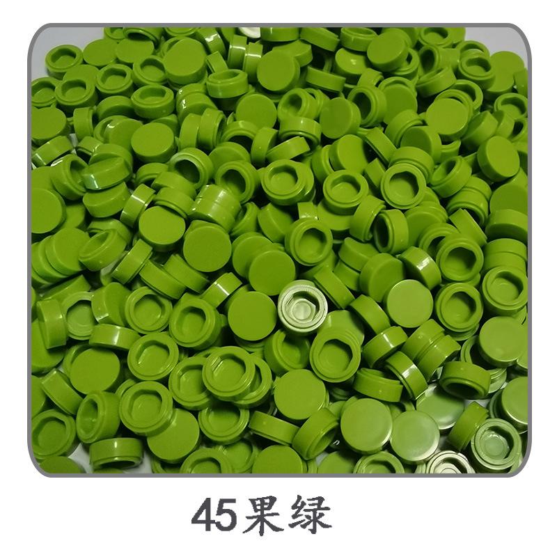 1000 stuks/partij Tegel 1x1 Rond 98138 Speciaal Blok Bouwsteen Kleine Deeltjes Stenen Onderdelen Compatibel met 98138 LOGO Speelgoed