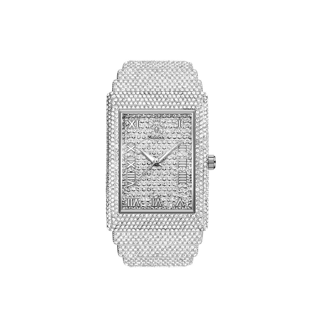 Full Diamond Watch British Waterproof Square Watch Women'S Ipg Vacuum Plated Watch