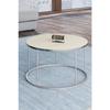Coffee Table And Nesting Table Terra Silver White
