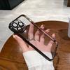 Luxury Plating Clear Silicone Phone Case For iPhone 15 14 13 12 11 Pro Max Lens Protection Case Back Cover