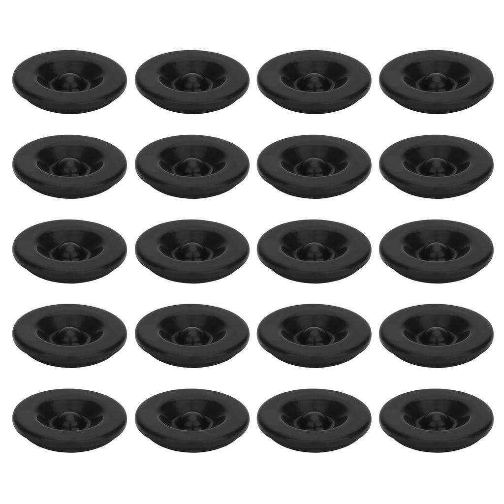 20PCS Trailer Hub Dust Cover Rubber Grease Plug for Most 1.98‘ 2.44’ 2.72’ 2000lb, 3500lb, 5200-7000lb Dexter EZ Lube Camping Trailer Axles