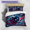 Conjunto de capa de edredom 3 peças (1*Capa de edredom + 2*Fronha, sem núcleo), Conjunto de Roupa de Cama com Estampa da NFL, Decoração de Quarto, Para Todas as Estações, Presente de Aniversário