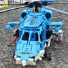 1389PCS WW2 Military Helicopter Gunship Building Block Set for Children Airplane Weapon Bricks Toy Brick home Decor.