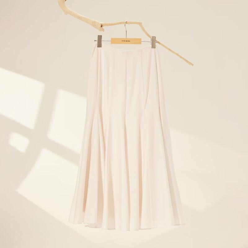VEROMODA A-Line Zipper High-Waist Long Skirt