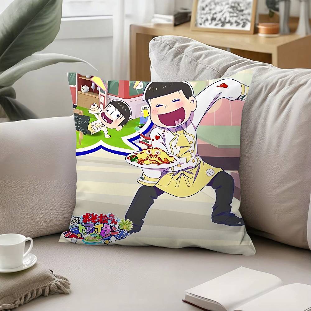 Anime M-Mr. Osomatsu-S Throw Pillow Covers Pattern Cushion Cover Suitable For Sofa Bedroom Car Pillow Cover