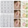 Crystal Epoxy Resin Mold DIY Jewelry Earrings Pendant Key Pendant Silicone Mould