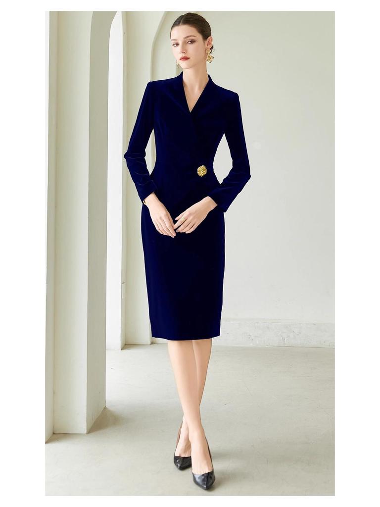 Velvet Goddess Professional Women's Slimming Skirt Suit