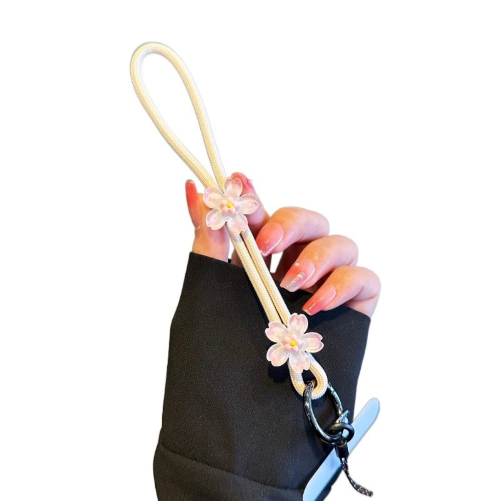 Anti Loss Mobile Phone Strap Cherry Blossom Cell Phone Chain Mobile Phone Lanyard  Women/Lady/Girl