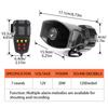 12V 7 Sound Car Air Horn Super Loud Multipurpose Speakers Loud Car Horn Megaphone Warning Alarm Police Fire Siren Speaker