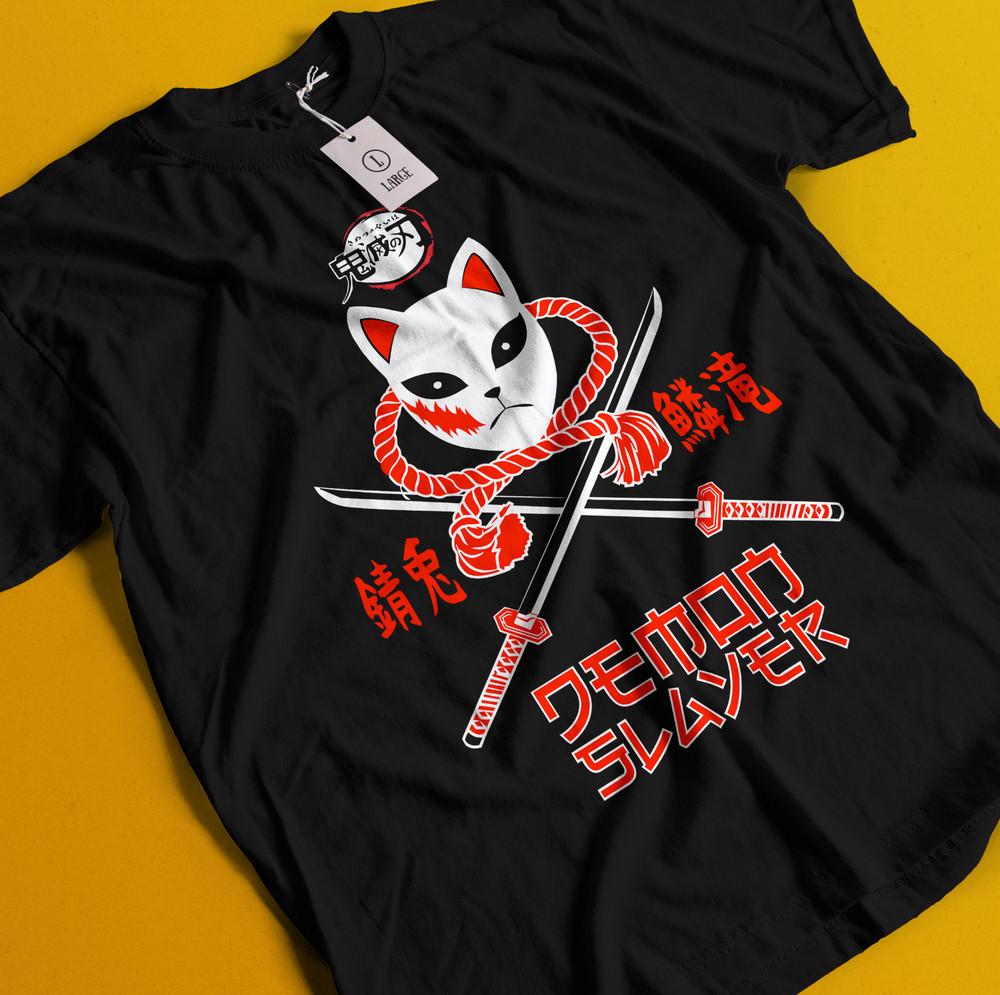 

Рубашка Истребитель демонов Футболка Тандзиро Футболка Нэдзуко Футболка Мудзан Дома Футболка Иноске Зеницу 4XL