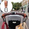 1/2/3/6 ks Háček na kočárek pro miminko Přenosný Suchý zip z umělé kůže Věšák na tašku na pleny, nákupní tašku Všestranný Klip na kočárek Popruh Příslušenství ke kočárku