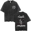 Gewaschenes Vintage Yungblud Lowlife Logo T-Shirt Herren Damen Mode Rock Retro Kurzarm T-Shirt Herren Freizeit Baumwoll T-Shirts
