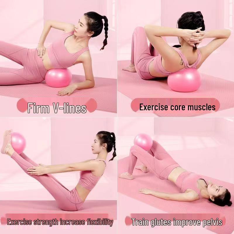 Anti-Burst Thickened 25cm Pilates & Yoga Ball for Pregnancy, Postpartum Recovery, and Children's Balance