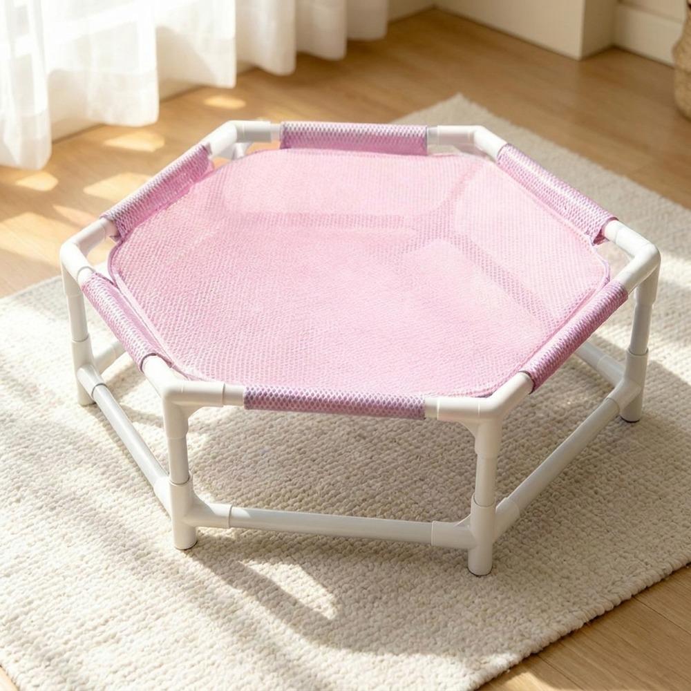 Portable Cat Elevated Bed Removable Pet Cool Nest Cat Sofa Bed Pet Camping Bed Home Indoor