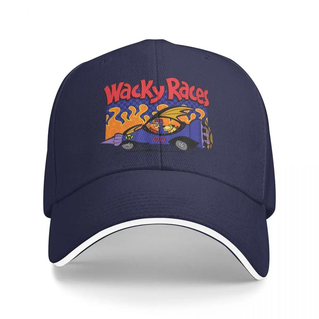 Baseball Caps Unisex T-Shirt 60s Wacky Races Cartoon Customized Casual Unisex Women Summer Hats