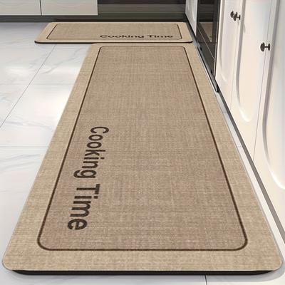 Kitchen Non-Slip Easy-To-Wipe Durable Floor Mat for Modern Minimalist Home Use Water and Oil Absorbent Anti-Slip Rug