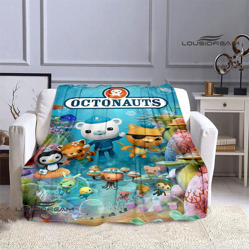 3D The-Octonauts printed blankets picnic blanket Warm Flannel blankets Soft and comfortable blanket bed linings Birthday Gift