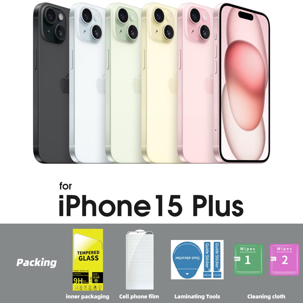 Fonken Privacy Screen Protector for iPhone 15Plus/15/15 Pro/15 Pro Max 30 Degree Anti-peep Tempered Glass Film