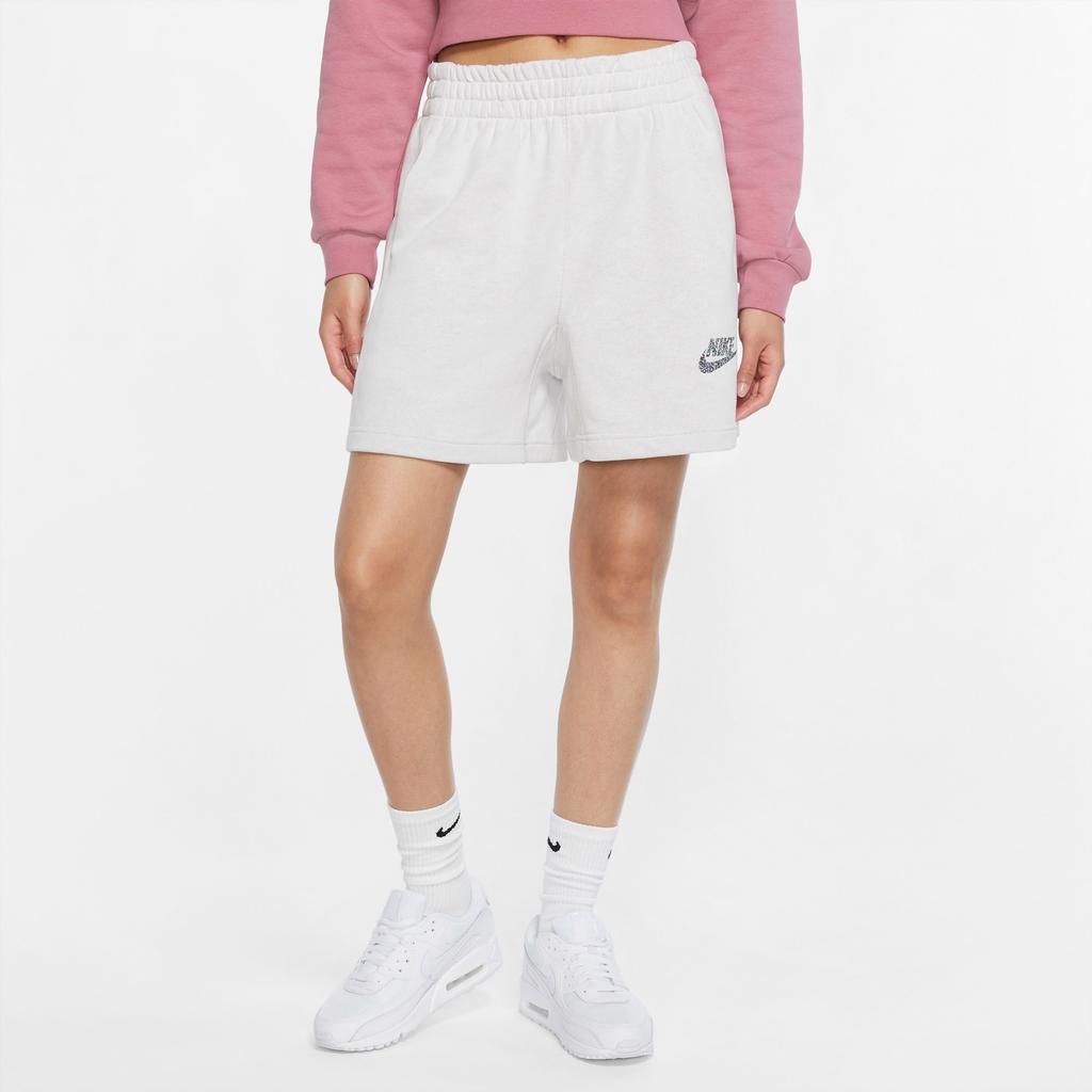 Nike Logo Running Breathable Knit Shorts Women shorts White CU6406-094