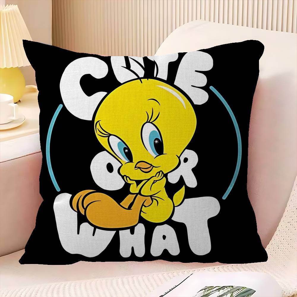 Cartoon TTweetys Bird Personalized picture text home decorative pillows Household Gifts xcm