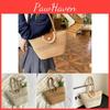 Elegant Vintage Fashionable Woven Tote Bag Trendy Street Style Large Capacity Shoulder Bag For Women