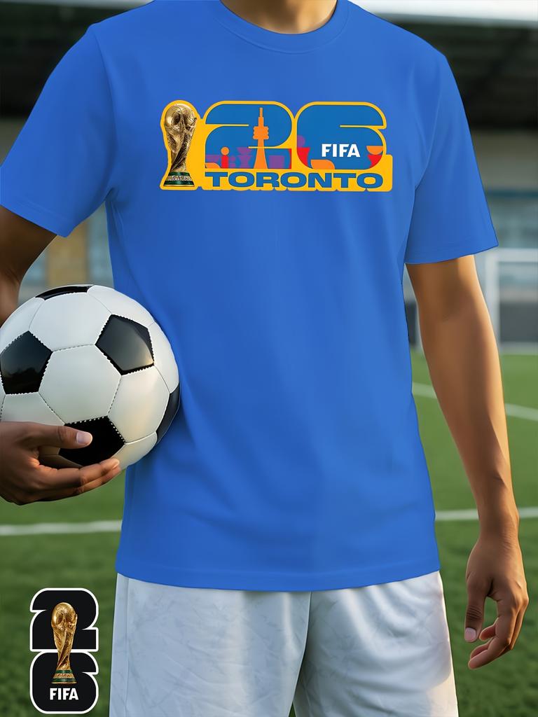 Men'S Home Wear Top [FIFA World Cup Authorization] FIFA. 2026 World Cup Sports Short Sleeved Casual Men'S Clothing