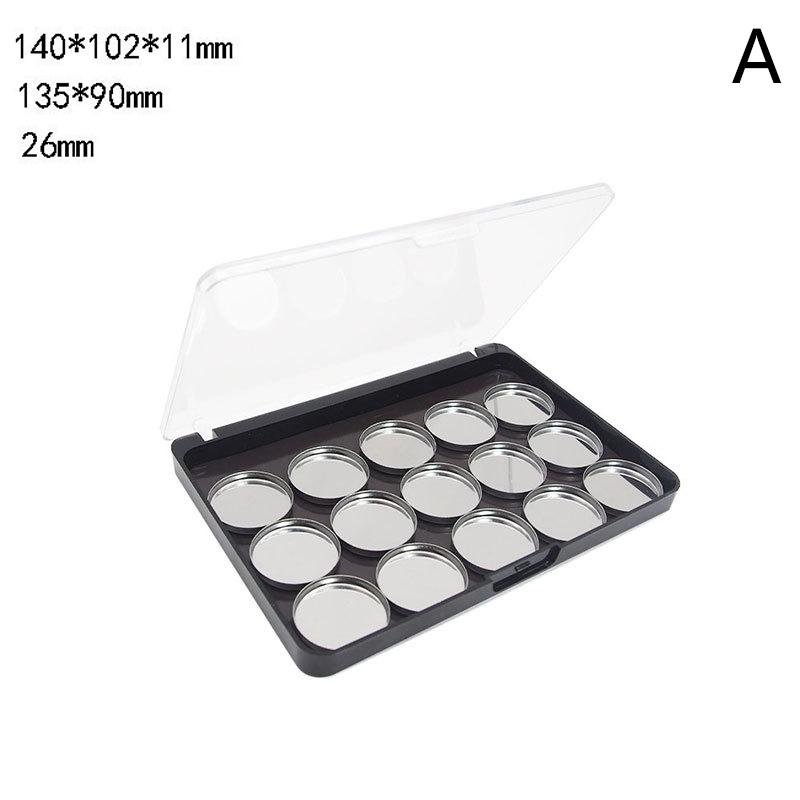 Lidschatten-Palette Leer Magnetische Aufbewahrungsbox für Lidschatten Lidschatten-Schale Behälter Lidschatten-Pfännchen Mehrzweck-Werkzeug