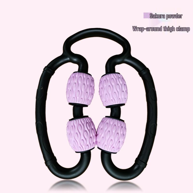 

Slimming Foam Roller: Slims Calves, Arms, and Neck – Muscle Relaxer, Leg Clamping Massage Tool