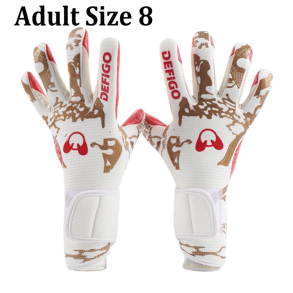 Goalie Gloves Latex Soccer Goalie Goalkeeper Gloves Anti-slip Thicken Football Glove Protection Goalkeep Gloves Soccer Equipment