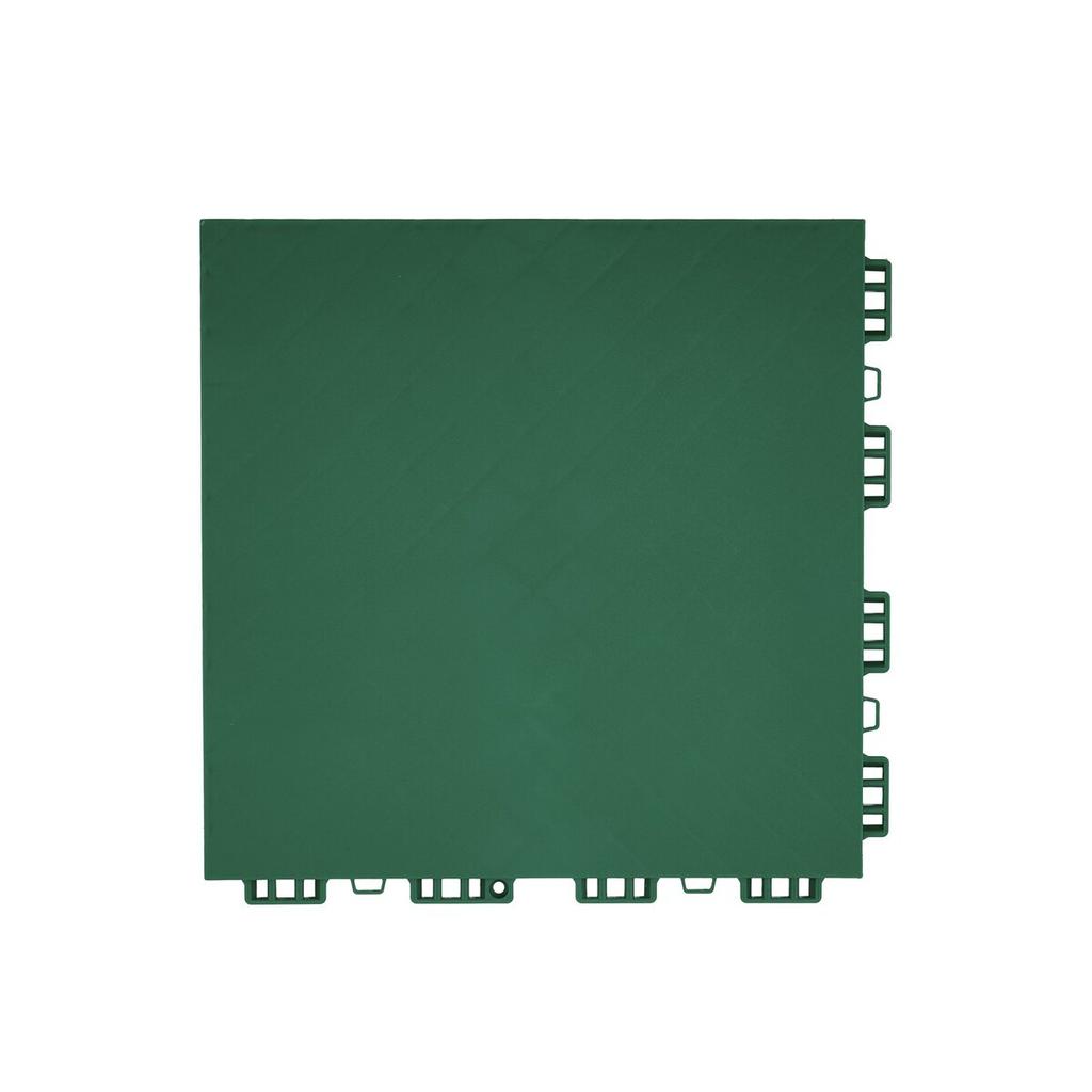 Gym Flooring Set 8 PCS Interlocking PP Puzzle Tiles Green