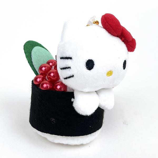 Sanrio Hello Kitty Sushi Mascot Ikura Plush Key Holder