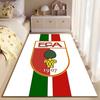 Green-Red FCA Logo Carpet Design suitable as a non-slip mat for the living room or bedroom sofa