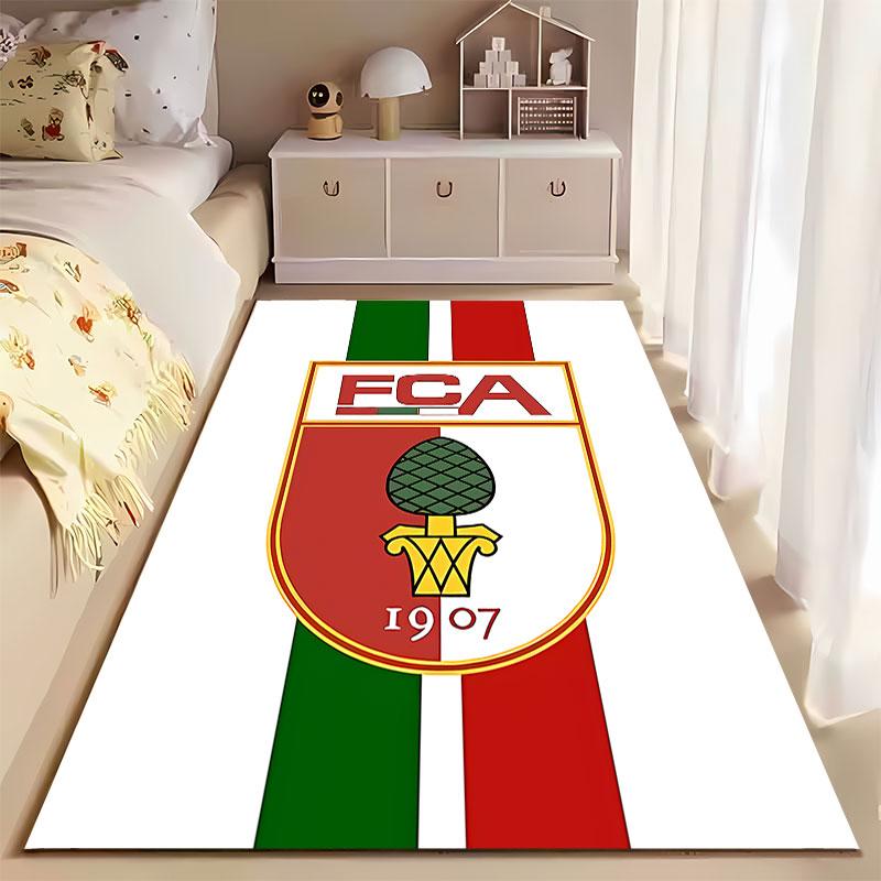 Green-Red FCA Logo Carpet Design suitable as a non-slip mat for the living room or bedroom sofa