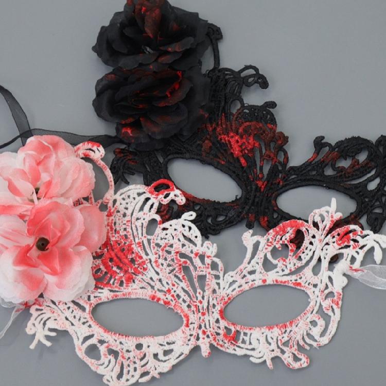 Lightweight Theater Mask and Whimsical Animal Ear Hairband Set Anime Cosplay Accessories for Halloween Costumes