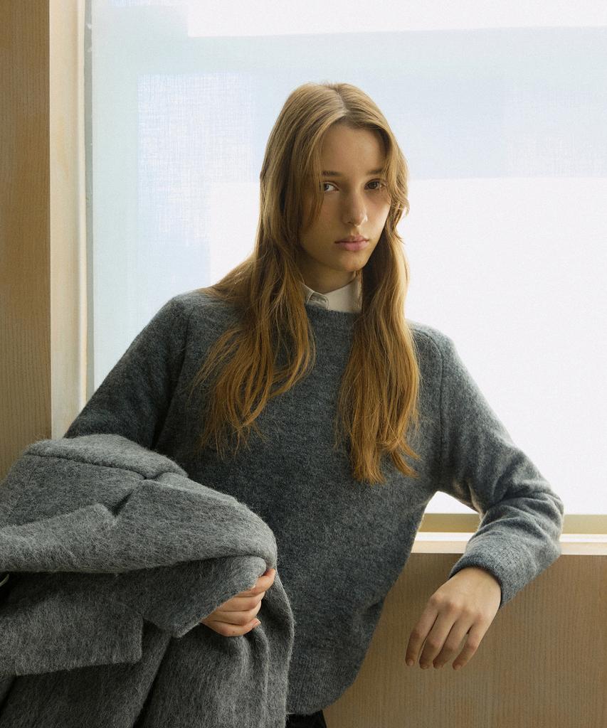 OCTETTE Essential Alpaca Sweat Knit_3Color