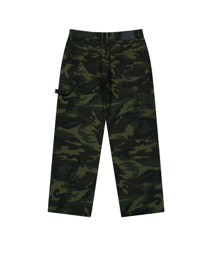 ENDOOR Washed Duck Double Pants (Camouflage)