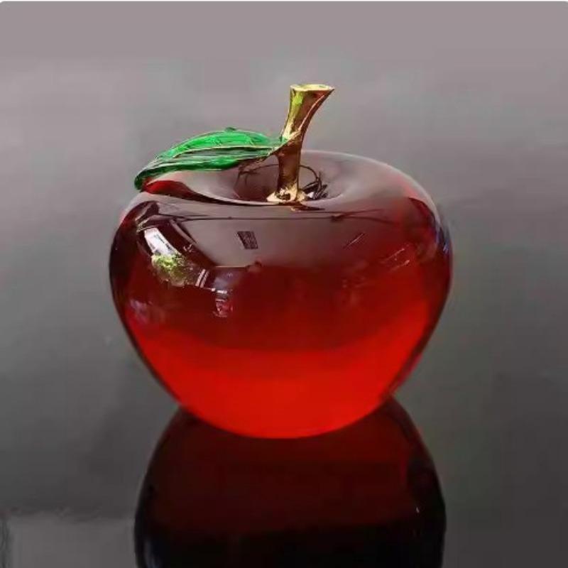 Crystal Apple Decorations, Creative Car Ornaments for Birthdays and Holidays Christmas Gifts