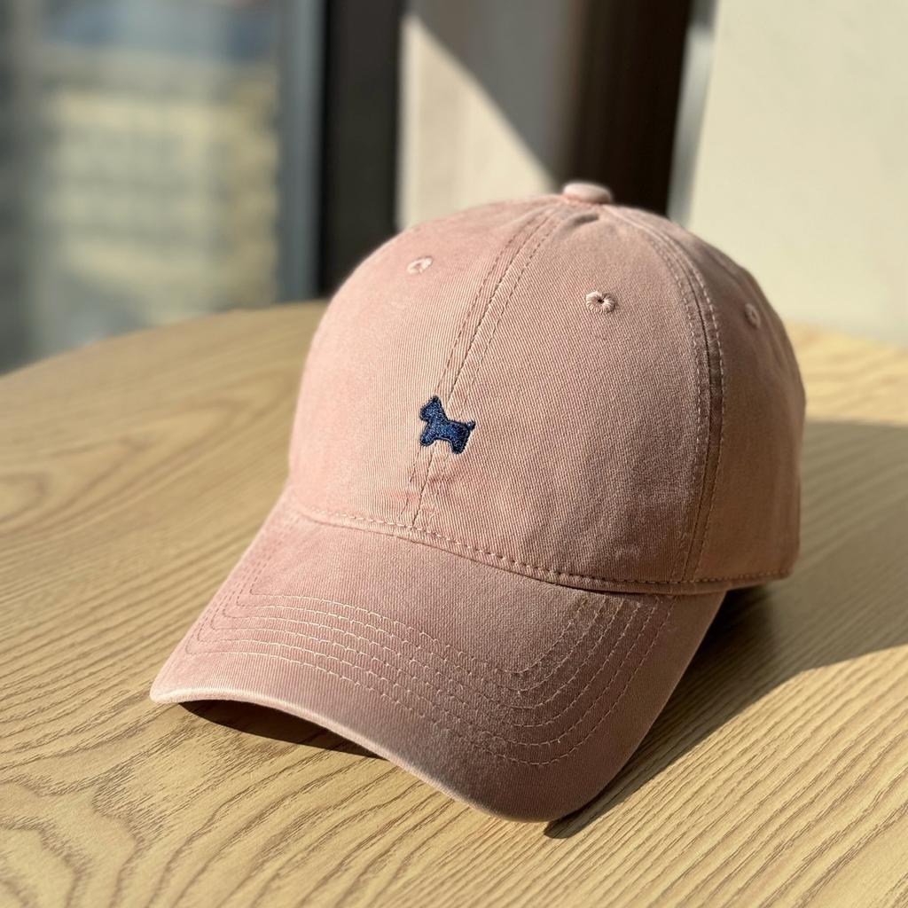 New cute cartoon pony embroidered baseball cap for women, soft top sunshade, versatile couple's cap, makes the face look smaller and trendy