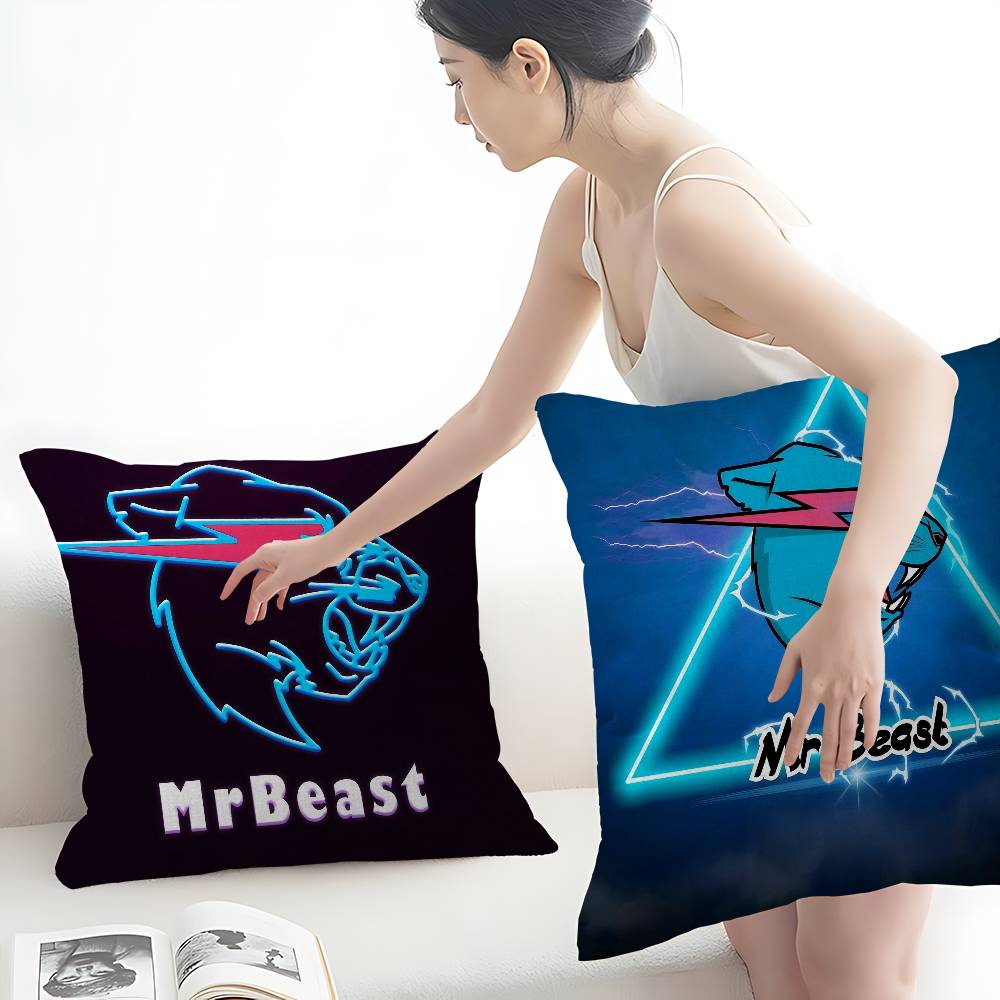 Individual Creato Mr-B-Beast 45*45Cm Cushion Cover Pillow Cover Decor Pillowcase Home Pillowcase For Couch Pillow