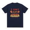 Ich kann kein Gluten essen, das macht mir Bauchschmerzen Meme T-Shirts Intoleranz Männer Frauen Baumwolle Lässig Rundhals Oversize T-Shirts Streetwear
