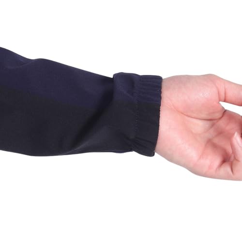 Move Sports Men's AIRY TRANSFER TOUGH Light Rip Hoodie with Hood Logo, Full-Zip Hoodie with Front Opening, 4-Way Stretch, Water-Repellent, Shape-Retai