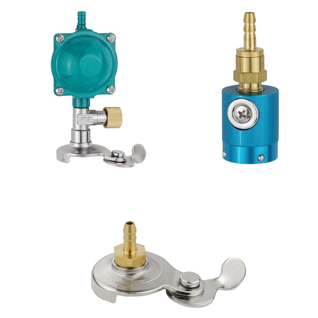 Butane Cylinder Quick Connect Adapter with Stable Pressure Valves Quick Connector Simple Installs for Outdoor Camping