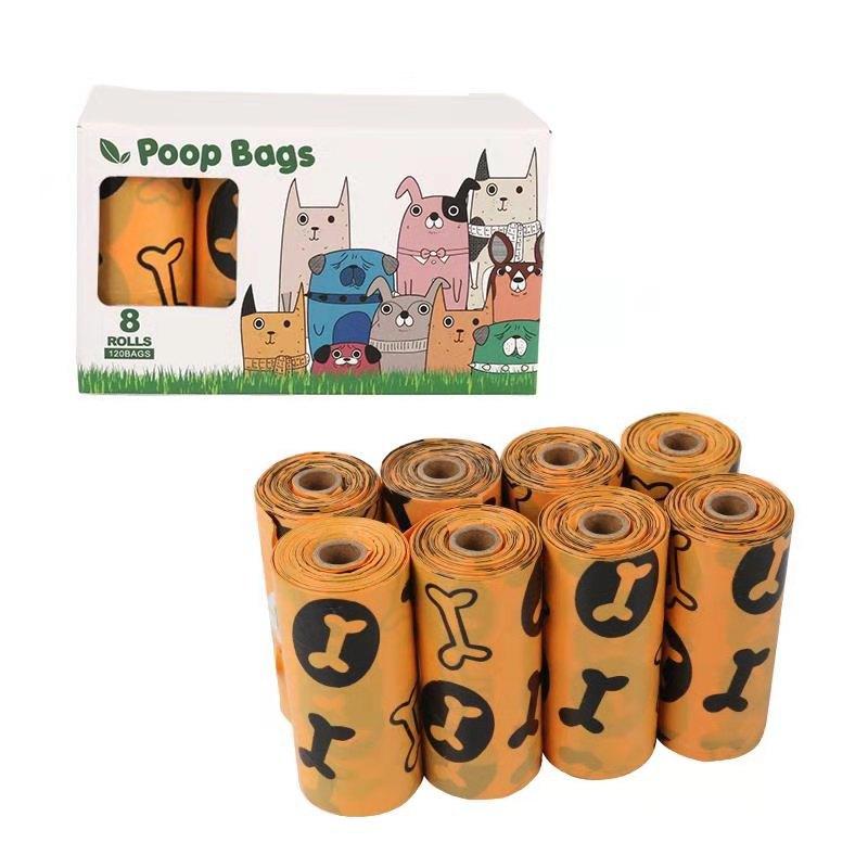 Factory Direct Supply Degradable Dog Poop Bag Bone EPI Pet Garbage Bag Pill Dispenser  ODM Customizable Supplier