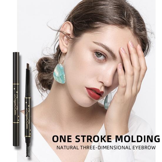 

0.2g Eyebrow Pencil Hexagon Refill No Fade Easily Clump-free Double-headed Eyebrow Liner Pen Makeup Tool
