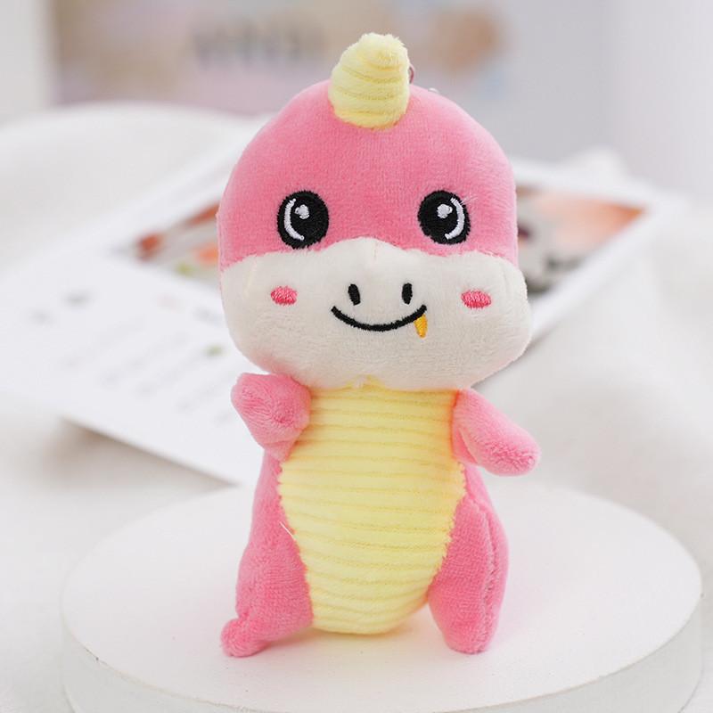 

Cute Dinosaur Plush Keychain Adorable Big-eyed Dinosaur Stuffed Toy For Gifts Watermelon Red