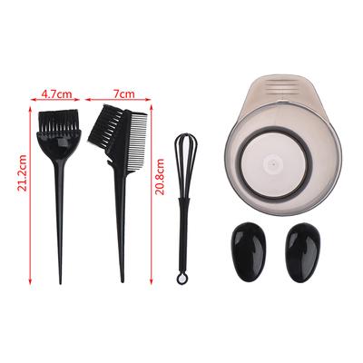 Hair Dye Color Brush Bowl Set With Ear Caps Dye Mixer Hairstyle Accessorie