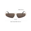 Celine Full Frame Design Rectangular Sunglasses Women sunglasses Tortoiseshell CL40318U